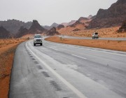 أمطار على مرتفعات محافظة أملج