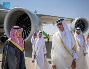 أمير دولة قطر يغادر الرياض