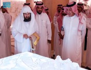 الشيخ السديس يزور معرض ” تاريخ الدولة السعودية ” بـوكالة الأنباء السعودية