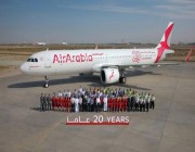 «العربية للطيران» تحتفي بمسيرتها الرائدة.. 150 مليون مسافر في 20 عاما