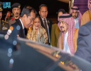 رئيس جمهورية إندونيسيا يصل الرياض وفي مقدمة مستقبليه أمير منطقة الرياض