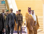 رئيس جمهورية رواندا يغادر الرياض وكان في وداعه نائب أمير المنطقة