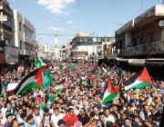 مسيرة احتجاجية بمحيط السفارة الإسرائيلية في عمان
