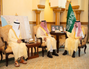 نائب أمير مكة المكرمة يستقبل رؤساء مجالس الغرف التجارية بالمنطقة