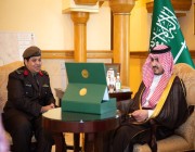 نائب أمير مكة يستقبل قائد القوة الخاصة للأمن البيئي بالمنطقة