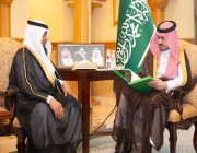 نائب أمير مكة يستقبل مدير عام فرع صندوق التنمية الزراعية بالمنطقة