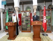 وزير الشؤون الدينية التونسي ووزير الحج يعقدان ندوة صحفية
