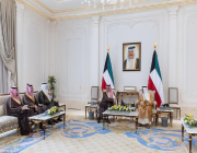 ولي عهد الكويت يستقبل الأمير فيصل بن فرحان لمناقشة تطور الأوضاع في غزة