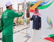 أمير منطقة عسير يتسلّم شعلة النسخة الثانية من دورة الألعاب السعودية 2023م