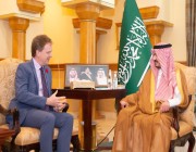 الأمير بدر بن سلطان يستقبل السفير الكندي لدى المملكة