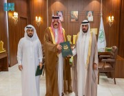 الأمير عبدالعزيز بن سعد يستقبل الرئيس التنفيذي لمركز حياتي للرعاية النهارية