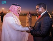 رئيس جمهورية ملاوي يصل الرياض وفي مقدمة مستقبليه سمو نائب أمير المنطقة