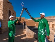 شعلة "الألعاب السعودية" بـ"قصر كاف"