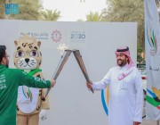 شعلة الألعاب السعودية 2023 تصل إلى برنامج جودة الحياة بالرياض