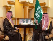 نائب أمير مكة المكرمة يستقبل رئيس جامعة جدة