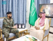 نائب أمير منطقة نجران يستقبل قائد قوة الأفواج الأمنية بالمنطقة