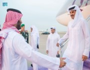ولي العهد يستقبل أمير قطر