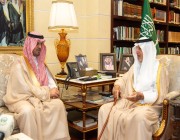 أمير منطقة مكة المكرمة يستقبل نائب أمير المنطقة