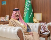 الأمير عبدالعزيز بن سعد يستقبل رئيس جامعة حائل وأعضاء منتخب الجامعة لكرة القدم