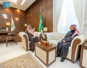 الأمير عبدالعزيز بن سعد يستقبل رئيس مجلس إدارة الجمعية التعاونية الزراعية التسويقية بحائل