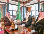 الأمير فهد بن سلطان يستقبل رئيس مجلس إدارة شركة تبوك للتنمية الزراعية