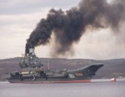 روسيا.. إخماد حريق بسفينة "نووية"