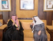 نائب أمير الرياض يعزي في وفاة الشيخ نواف الأحمد الجابر الصباح