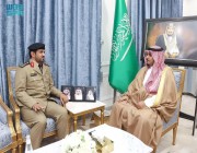 نائب أمير نجران يستقبل قائد أمن المنشآت بالمنطقة