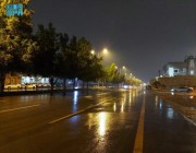 هطول أمطار على مدينة الرياض