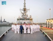 وزير الدفاع يُدشّن سفينة «جلالة الملك جازان» رابع سفن «مشروع السروات»