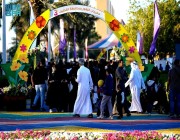 أكثر من 60 ألف زائر لمهرجان الزهور الثالث في سيهات