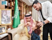 أمير جازان يدشن حملة التطعيم ضد شلل الأطفال بالمنطقة