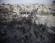 استشهاد 51 فلسطينيًا جراء القصف الإسرائيلي على مدينة خان يونس
