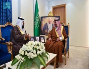 الأمير جلوي بن عبدالعزيز يستعرض التقرير الختامي لمهرجان مزاد نجران الأول للإبل