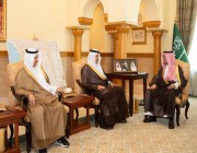 الأمير سعود بن مشعل يستقبل وزير النقل والخدمات اللوجستية