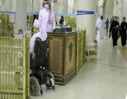 الهيئة العامة للعناية بشؤون المسجد النبوي تقدم خدماتها النوعية لذوي الإعاقة في يوم الجمعة