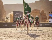 فريق السعودية وريتشارد ميل في نهائي العلا لبولو الصحراء