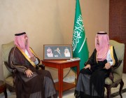 نائب أمير مكة يستقبل أمين العاصمة المقدسة ومدير عام فرع “الشؤون الإسلامية” بالمنطقة