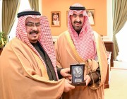 نائب أمير منطقة تبوك يستقبل رئيس جامعة فهد بن سلطان