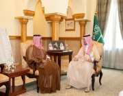 نائب أمير منطقة مكة المكرمة يستقبل رئيس المحكمة الجزائية بمكة ومدير عام فرع معهد الإدارة بالمنطقة
