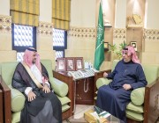 وكيل إمارة الرياض يستقبل مدير فرع الموارد البشرية والتنمية الاجتماعية بالمنطقة
