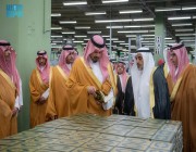 أمير المدينة المنورة يزور مجمع الملك فهد لطباعة المصحف الشريف