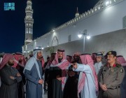 أمير منطقة المدينة المنورة يزور مسجد قباء