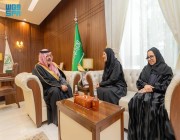 أمير منطقة حائل يستقبل رئيسة مجلس إدارة التحالف السعودي لجمعيات السرطان