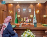 الأمير عبدالعزيز بن سعد يستقبل أمين منطقة حائل