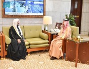الأمير فيصل بن بندر يستقبل وزير الشؤون الإسلامية