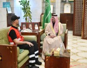 الأمير محمد بن عبدالرحمن يستقبل مستشار هيئة الهلال الأحمر لشؤون فرع الرياض