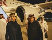 رئيس مجلس الوزراء وزير خارجية دولة قطر يصل الرياض