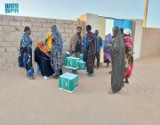 مركز الملك سلمان للإغاثة يوزع 2.155 سلة غذائية في محلية الدامر بولاية نهر النيل في السودان