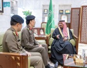 نائب أمير الرياض يستقبل مدير شرطة الرياض ونائبه